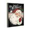 Stupell Industries Be Jolly By Golly Vintage Christmas Santa Framed Floater Canvas Wall Art